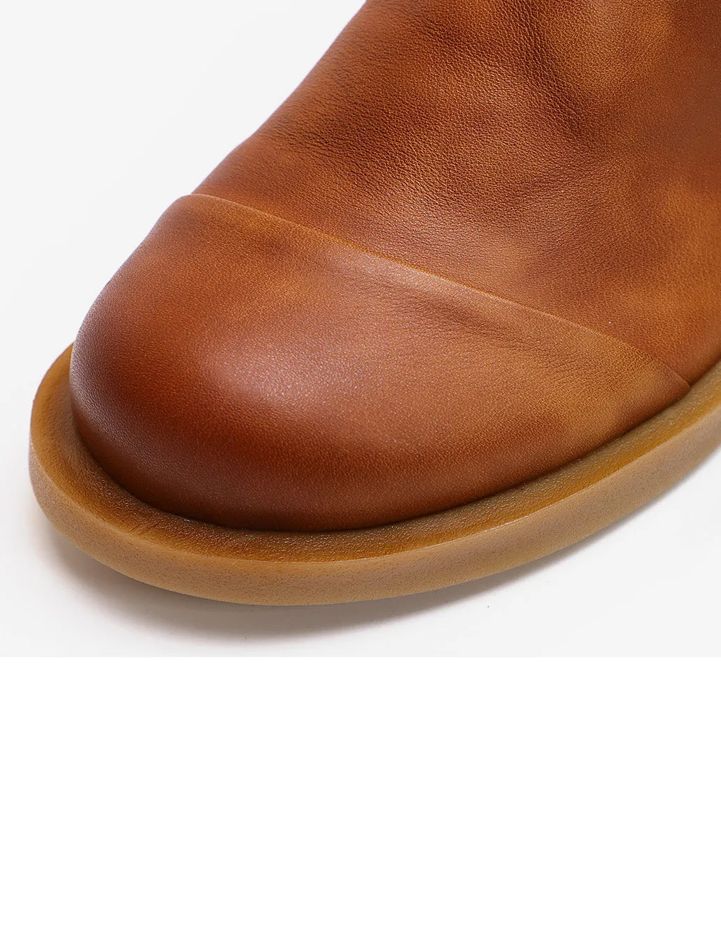 Real Leather Comfortable Retro Chelsea Boots