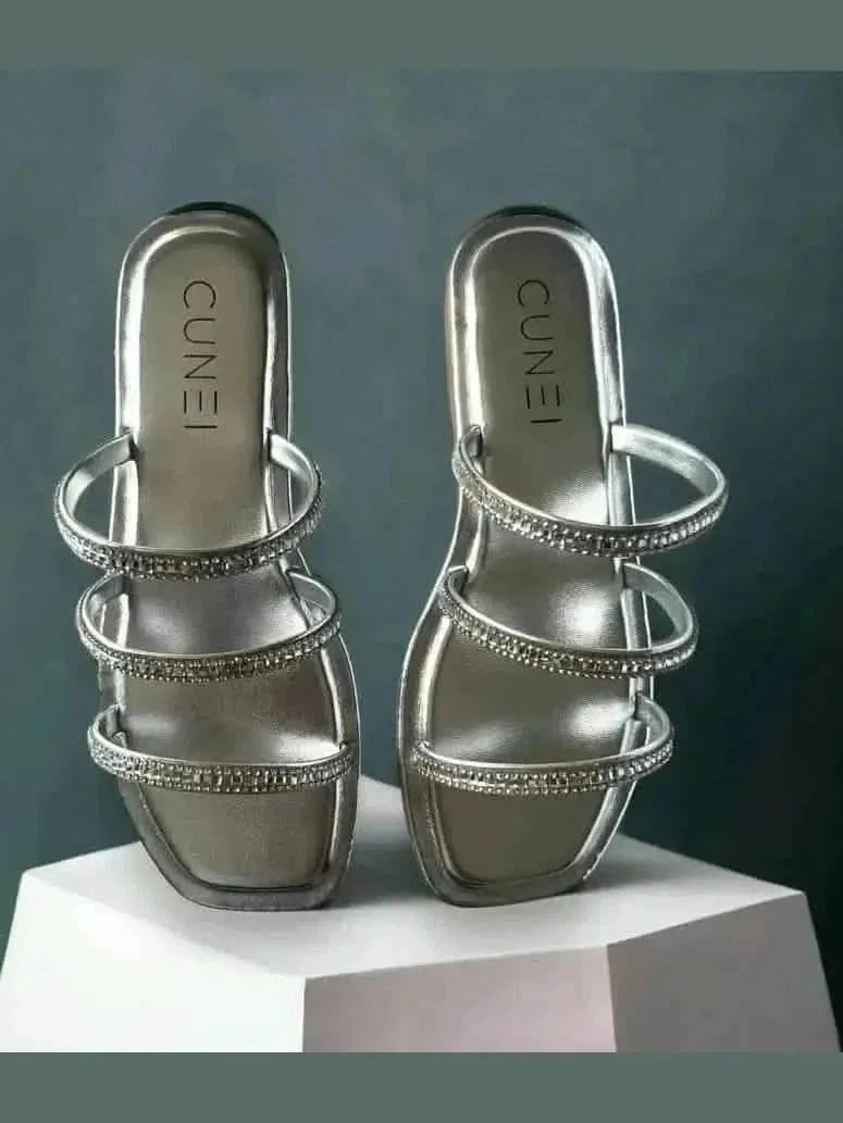 Silver Shimmer Flats