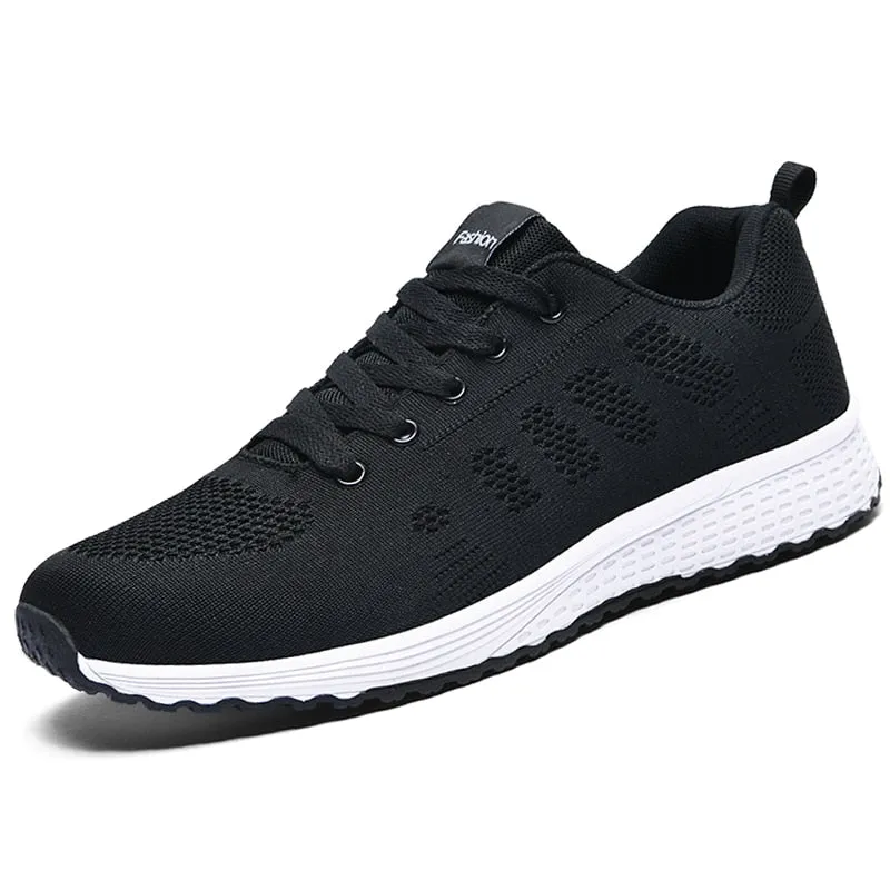 Sneakers Women Shoes Flats Casual Ladies Shoes Woman Lace-Up Mesh Light Breathable Female zapatillas de deporte para mujer