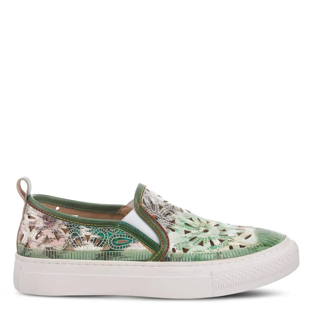 Spring Step Shoes Women's Multicolor Leather Sneakers