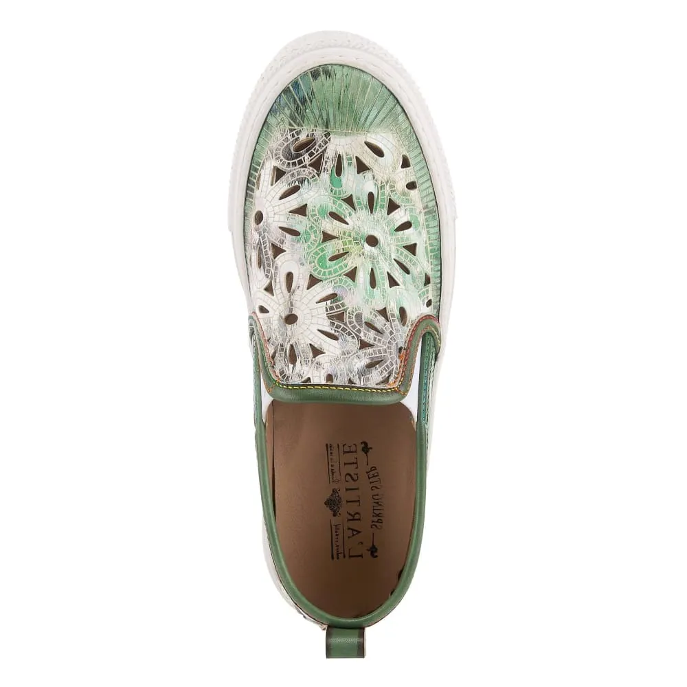 Spring Step Shoes Women's Multicolor Leather Sneakers