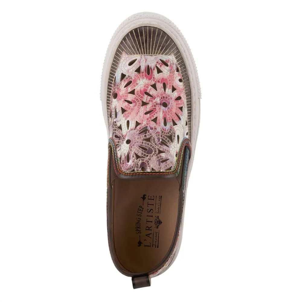 Spring Step Shoes Women's Multicolor Leather Sneakers