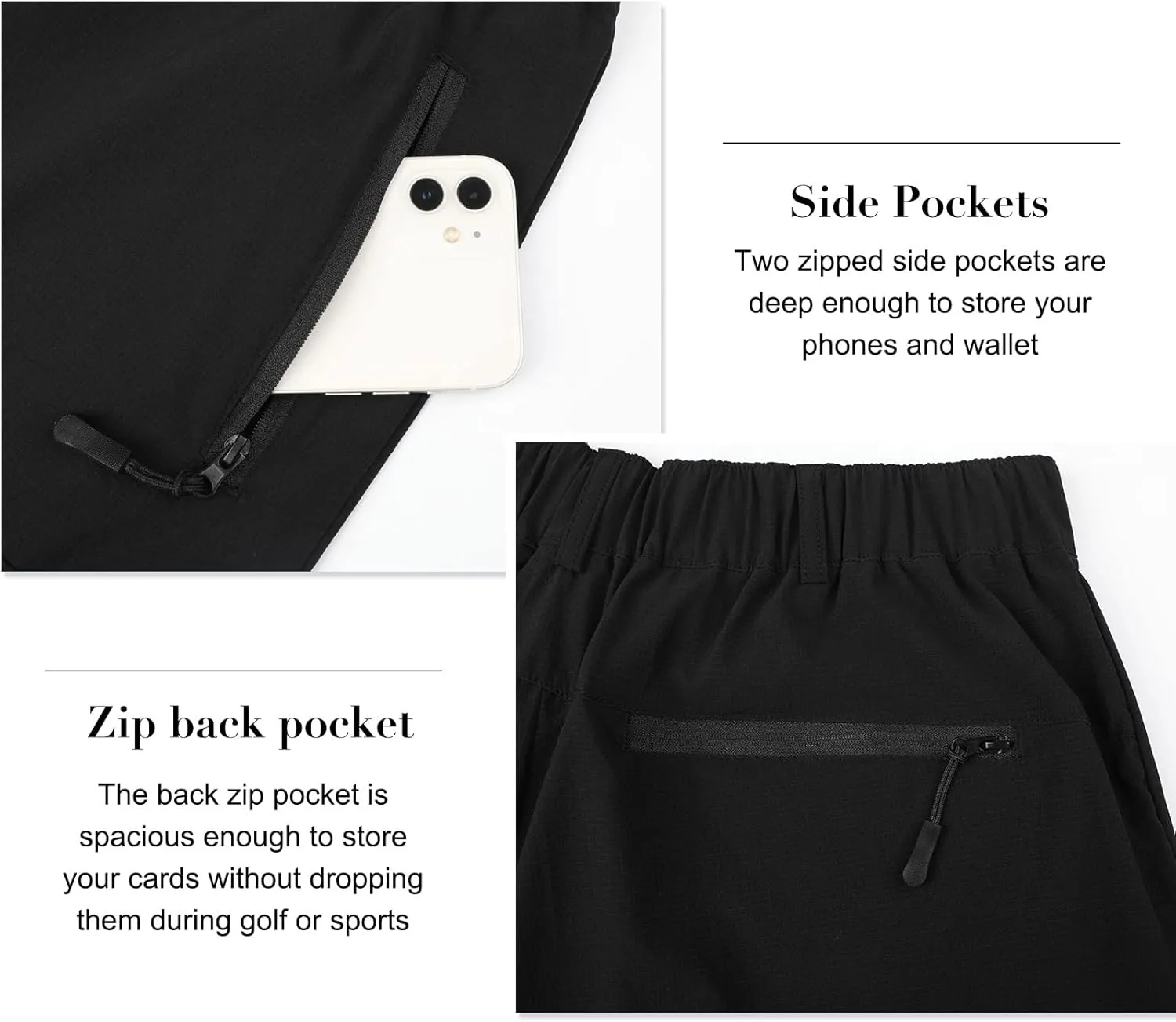 Suwangi Mens Hiking Cargo Shorts Quick-Dry Outdoor Athletic Short Travel Fishing Golf Tactical Short for Men with Multipocket