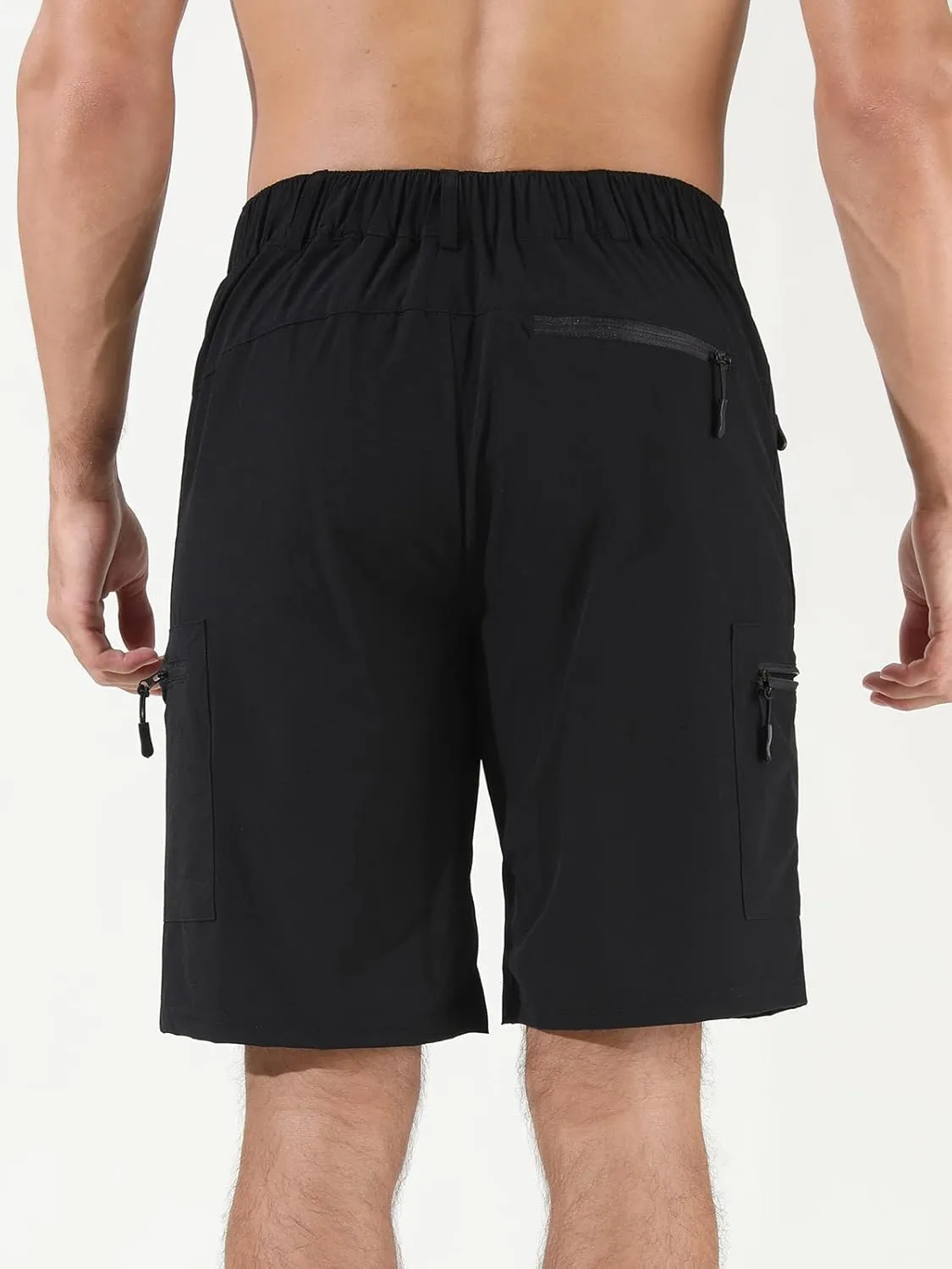 Suwangi Mens Hiking Cargo Shorts Quick-Dry Outdoor Athletic Short Travel Fishing Golf Tactical Short for Men with Multipocket