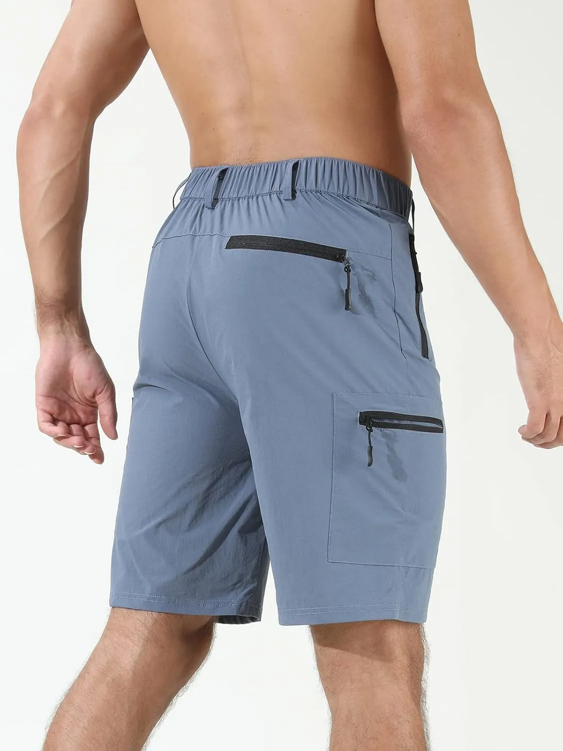 Suwangi Mens Hiking Cargo Shorts Quick-Dry Outdoor Athletic Short Travel Fishing Golf Tactical Short for Men with Multipocket