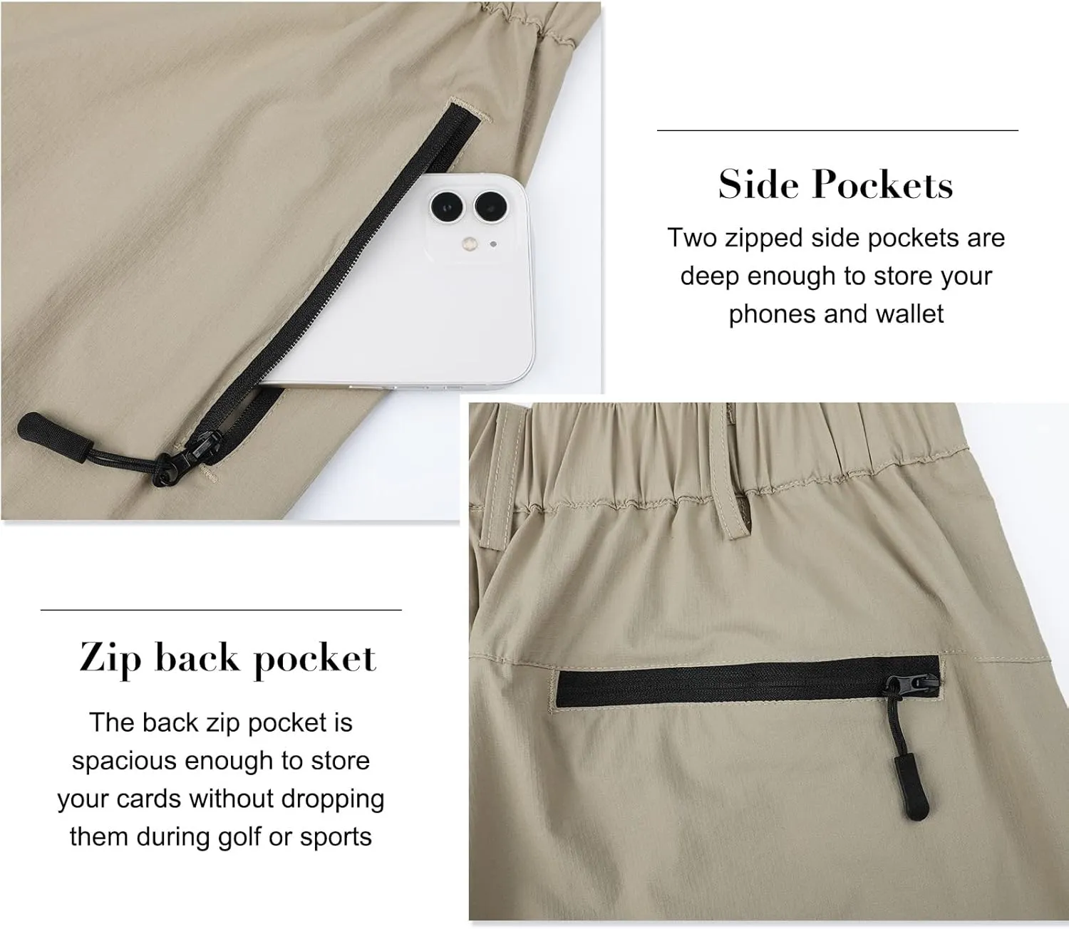 Suwangi Mens Hiking Cargo Shorts Quick-Dry Outdoor Athletic Short Travel Fishing Golf Tactical Short for Men with Multipocket